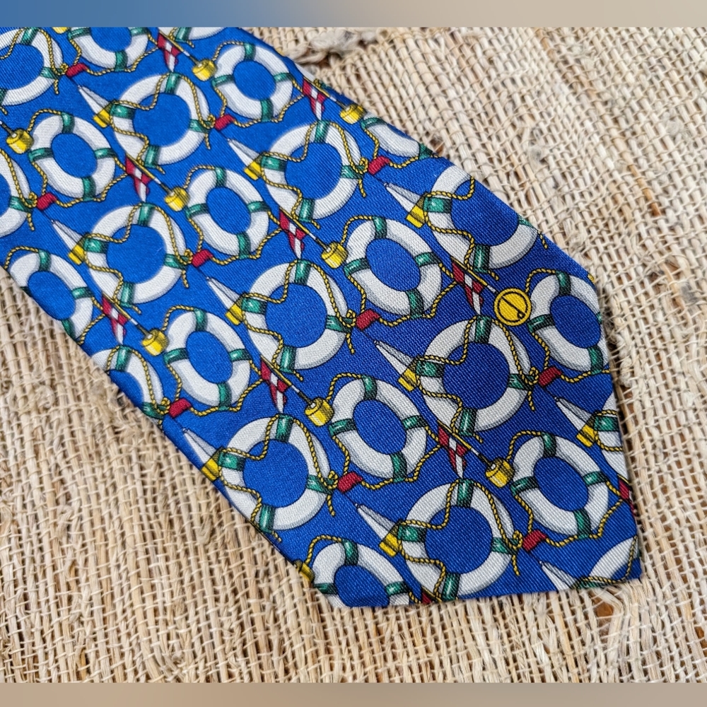 Dunhill Nautilus Boating Silk Tie